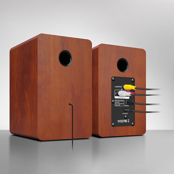 Computer Speakers for Desktop PC, Active Bookshelf Speaker - Image 6