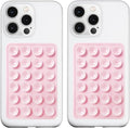 2 Pack Silicone Suction Phone Case Mount, Silicon Adhesive Phone Grip by LvShuLiangPin
