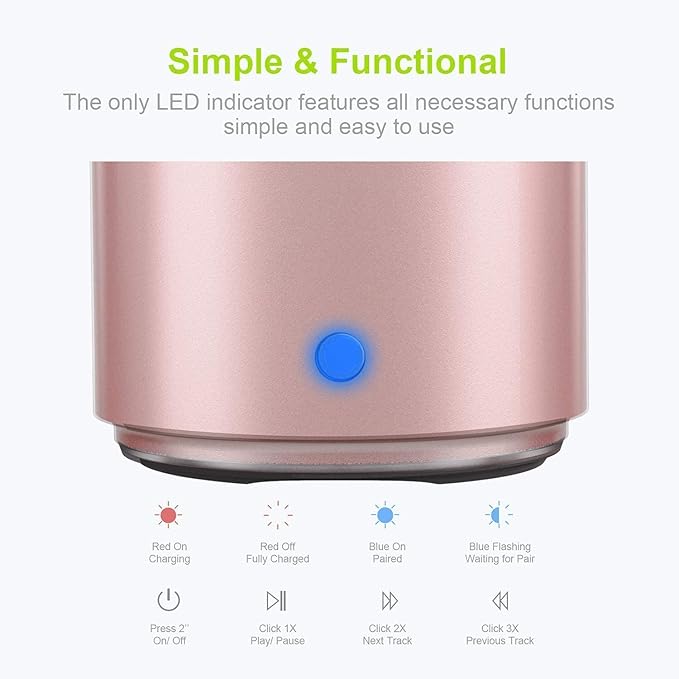 EWA A106 Portable Mini Bluetooth Speaker, Enhanced Bass and High Definition - Image 5