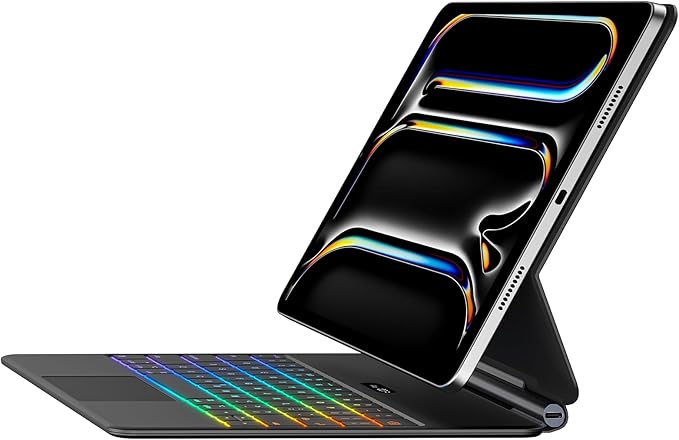 Keyboard Case for iPad Pro 11 Inch 2024, Ultra-Slim Magic Keyboard by Unknown