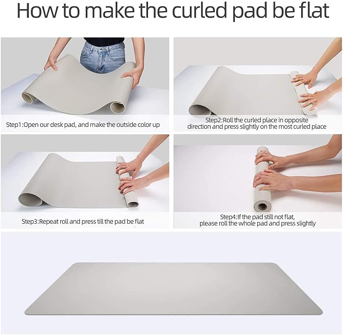 YSAGi Multifunctional Office Desk Pad, Ultra Thin Waterproof PU Leather Mouse - Image 7