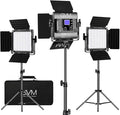 GVM RGB LED Video Lighting Kit, 800D Studio Video Lights by GVMGreatVideoMaker