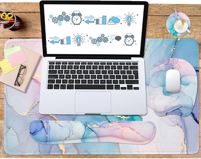 Keyboard Wrist Rest Large Mouse Pad Wrist Support - Image 5
