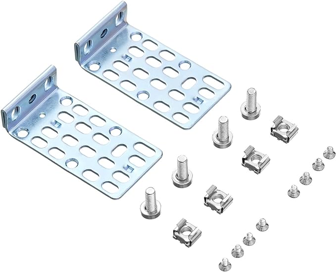 1U Rack Mount Kit for Cisco Switches Rack Ears for Catalyst 3750/3750G/3750V2 by PhyinLan