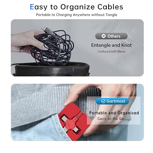 4 Pcs 3 in 1 Retractable Multi Chargers Cable - Image 5