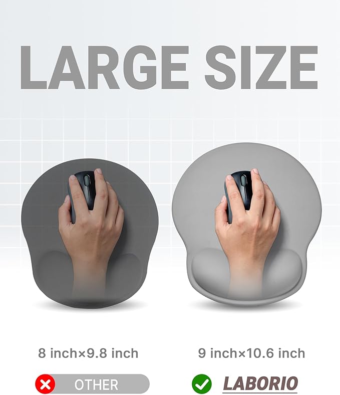 Ergonomic Mouse Pad Wrist Support, Comfortable Mouse Pad Wrist Rest, Relieve - Image 4