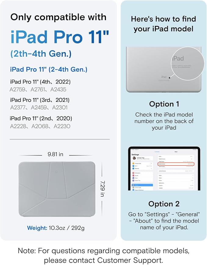 MOFT Dynamic Folio Case for iPad Pro 11-inch, Silm Magnetic Stand Case - Image 3