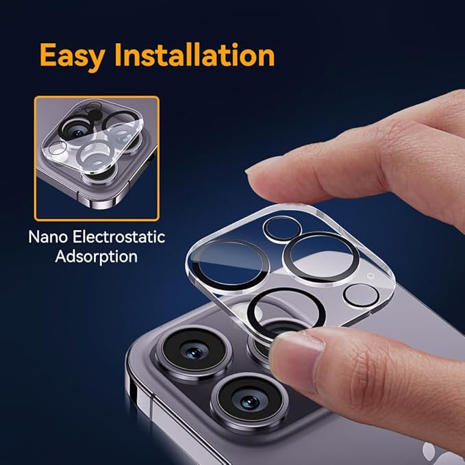 Camera Lens Protector for iPhone 15 Pro 6.1" ＆ iPhone 15 Pro Max 6.7", 9H - Image 5