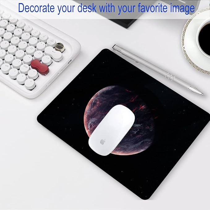 Sci-fi Galaxy Planet Mouse Pad Personalized Design Laptop Computer Non-Slip - Image 7