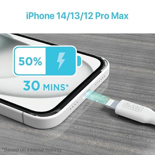 BLACK+DECKER Lightning to USB Cable - Image 5