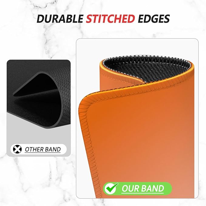 ITNRSIIET Mouse Pad Non-Slip Rubber Base Smooth Surface Stitched Edges - Image 5