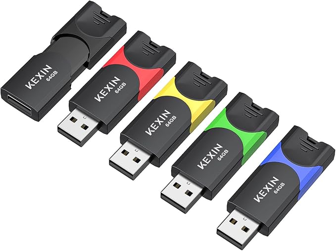 KEXIN Flash Drive 64GB Thumb Drive 5 Pack 64 GB USB Flash Drive USB 2.0 Memory - Image 8