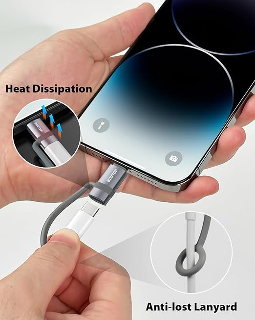 USB C to Lightning Adapter Support 36W PD Fast Charging - Image 3