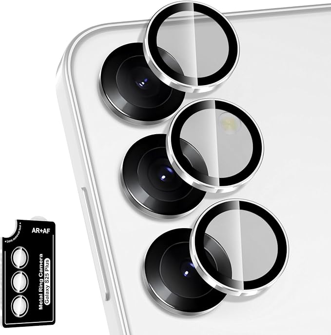 for Samsung Galaxy S25 Plus Camera Lens Protector, Individual Metal Ring by Btscase