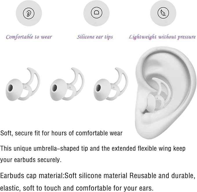 Small Silicone Ear Tips Replacement Earbud Tips Compatible - Image 5