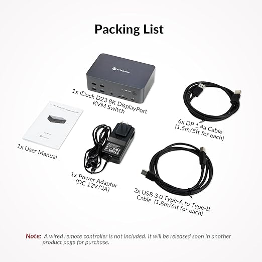 AV Access Docking Station Triple Monitor 8K@60Hz, - Image 8