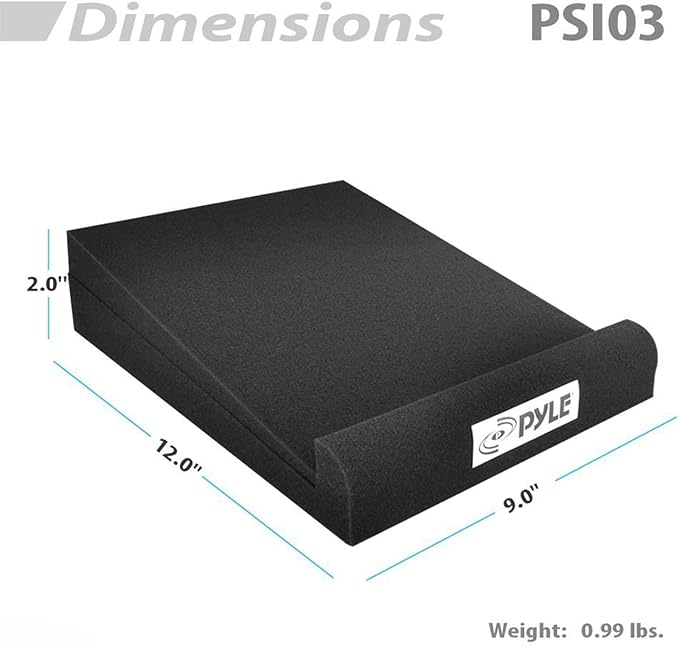 Pyle Sound Dampening Speaker Riser Foam - Image 4