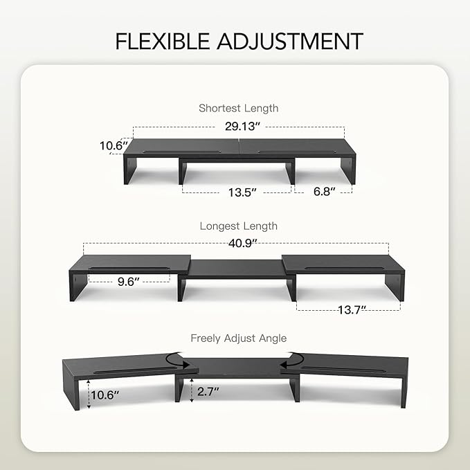 AMERIERGO Dual Monitor Stand Riser - Image 6