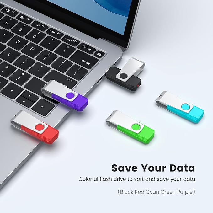 Aiibe 128GB USB 3.0 Flash Drive 5 Pack - Image 6
