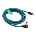 Ethernet GigE M12 8 Pin X-Code RJ45 CAT-7e Cable by HangTonConnect