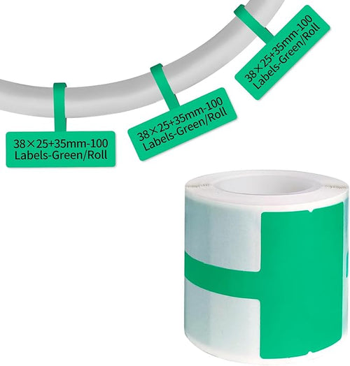 100 Pcs Cable Labels by PUQU