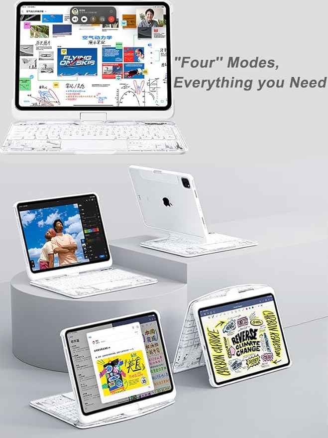 KARTICE Transparent 360 for iPad Keyboard case - Image 3