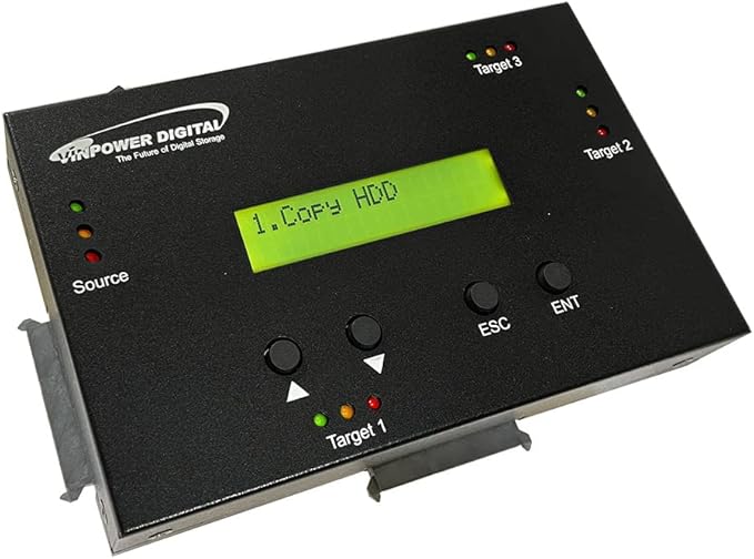 Vinpower 1 to 3 SATA 2.5" & 3.5" Hard Disk Drive/Solid State Drive Clone by VinpowerDigital