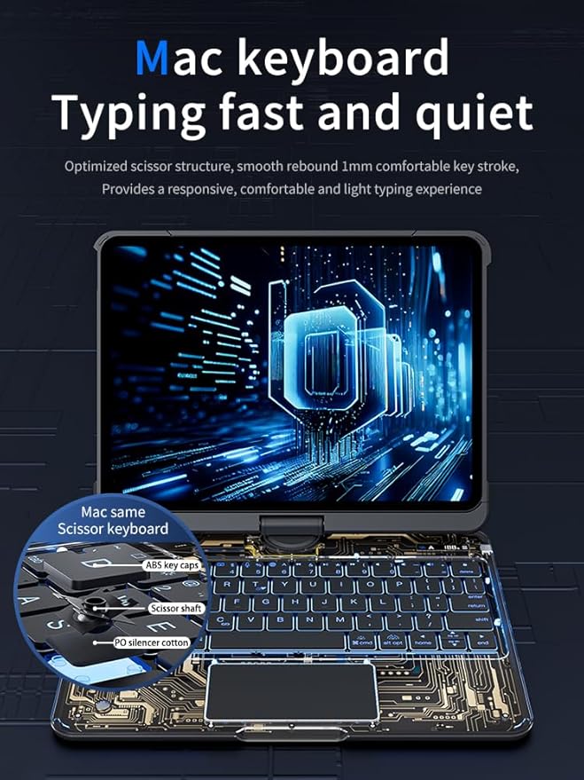 KARTICE Transparent 360 for iPad Keyboard case - Image 6