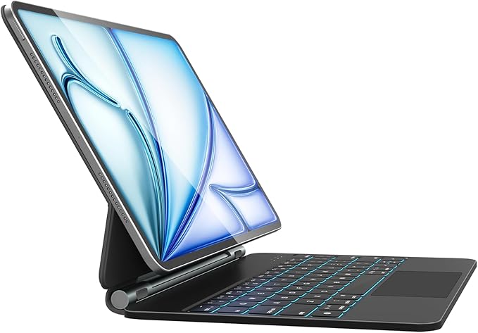 iPad Air 11 inch Case with Keyboard & iPad Pro 11 inch, Magic Keyboard by Otuoor