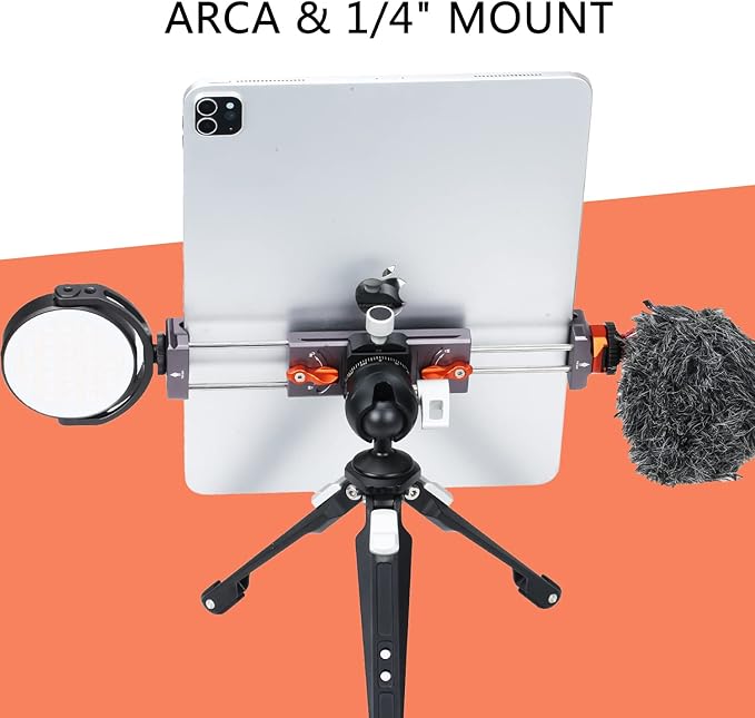 Metal iPad Tripod Mount Adapter, Tablet Holder - Image 4