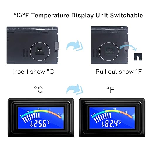 KETOTEK Digital Thermometer Temperature Meter Gauge Waterproof Sensor Probe - Image 2