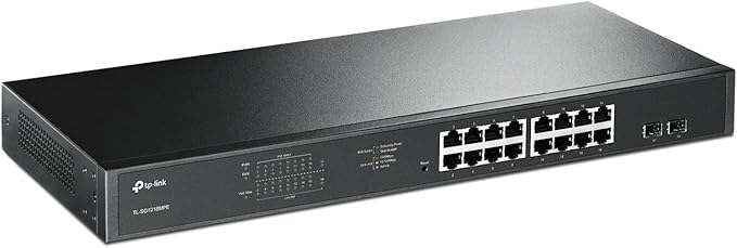 TP-Link TL-SG1218MPE 16 Port Gigabit Switch Easy Smart Managed 16 PoE+ @250W - Image 9