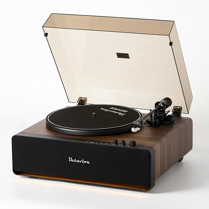 Vinyl Record Player, High Fidelity Belt Drive Turntable by VatavionDirect
