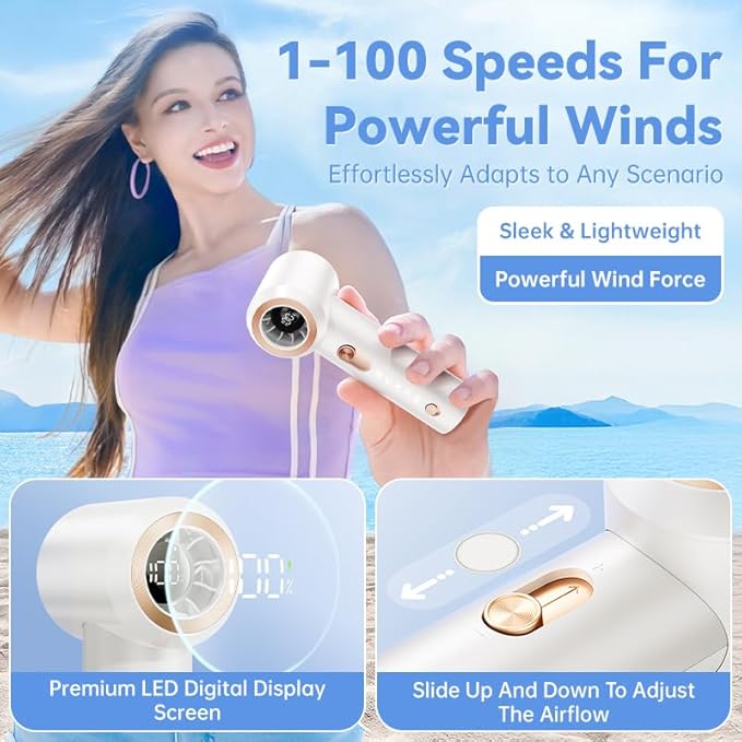 Portable Fan For Travel Mini: Small Pocket Handheld Personal Rechargeable - Image 4