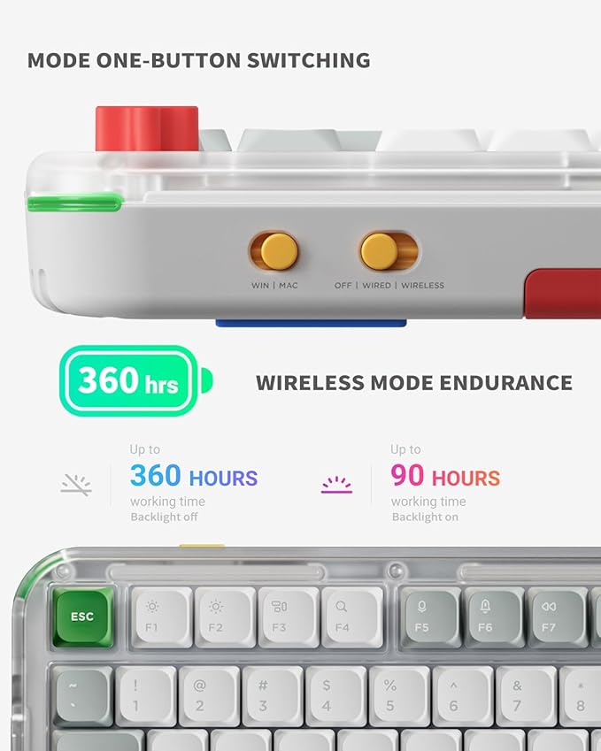 nuphy Kick75 Wireless Low Profile Keyboard - Image 2