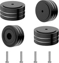 Tertullus 4 Pcs HiFi Speaker Isolation Feet 40x20mm Aluminum Speaker Spike Pad by Tertullus