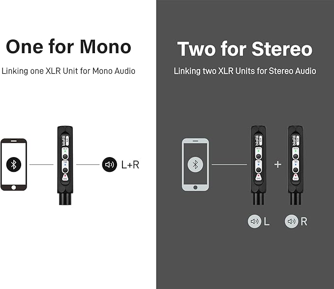 XLR Portable Bluetooth v5.1 Music Receiver, aptX HD aptX Low Latency AAC SBC TWS - Image 6
