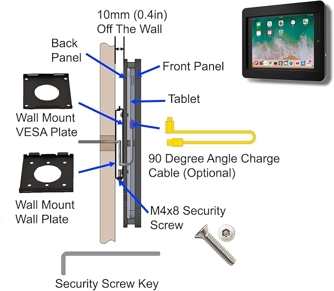 TABcare Anti-Theft Acrylic VESA Enclosure - Image 4