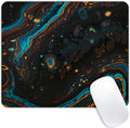 Green White and Black Marble Mouse pad Customized Mousepad Non-Slip Rubber Base by Goodsprout