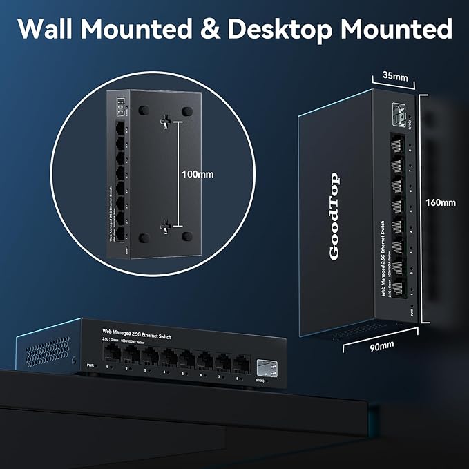 8 Port 2.5G Managed Ethernet Switch - Image 8