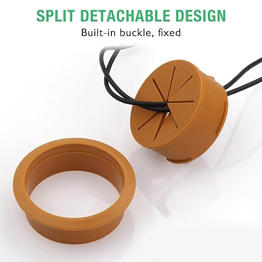 2 Pcs Desk Grommet 2-3/8" / 60 mm, Desk Hole Cover - Image 5
