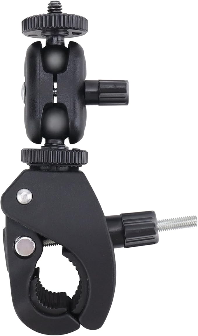 Action Camera Clamp Mount Bike Handlebar Mounts, Universal Compatible - Image 9
