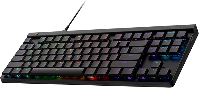 Logitech G515 TKL Wired Low Profile Gaming Keyboard, Fully Customizable RGB by LogitechG