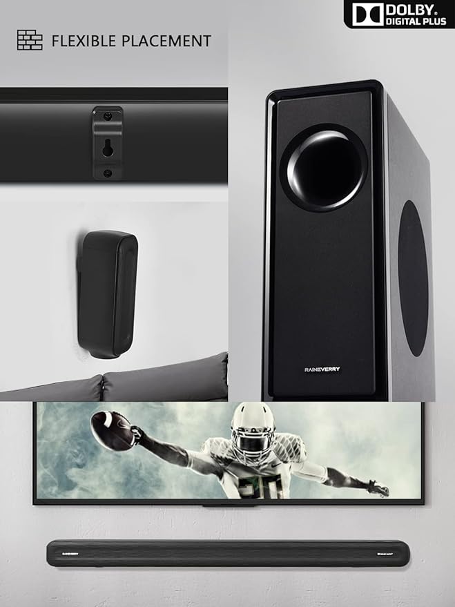 5.1 CH Surround Sound Bar with Dolby Audio, Sound Bars - Image 6
