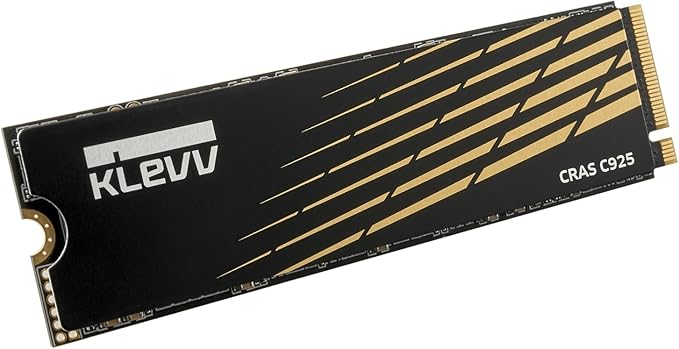 KLEVV CRAS C925 500GB M.2 2280 NVMe PCIe Gen4x4 Internal Gaming SSD by HOME