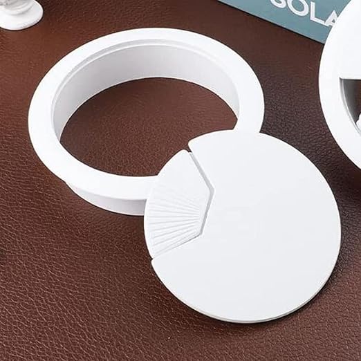 TuTuYa 8PCS Desk Grommet, Desk Grommet 50mm Desk Cable Grommet Desk Cable Hole - Image 2