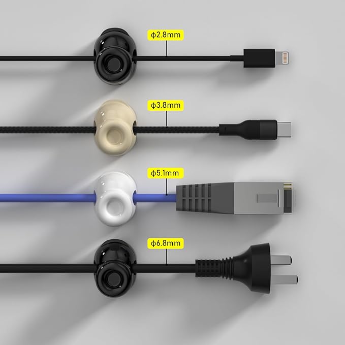 Magnetic Cable Clips, Adjustable Cord Holder Management, Adhesive Wire Keeper - Image 7