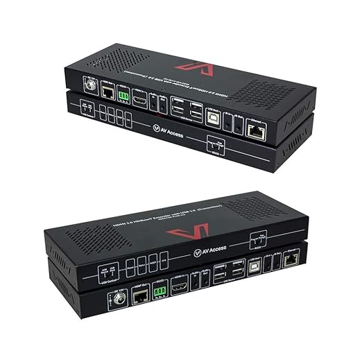 HDBaesT HDMI USB KVM Extender 4K60Hz 4:4:4 18Gbps 1080P HDR 330ft Over - Image 9
