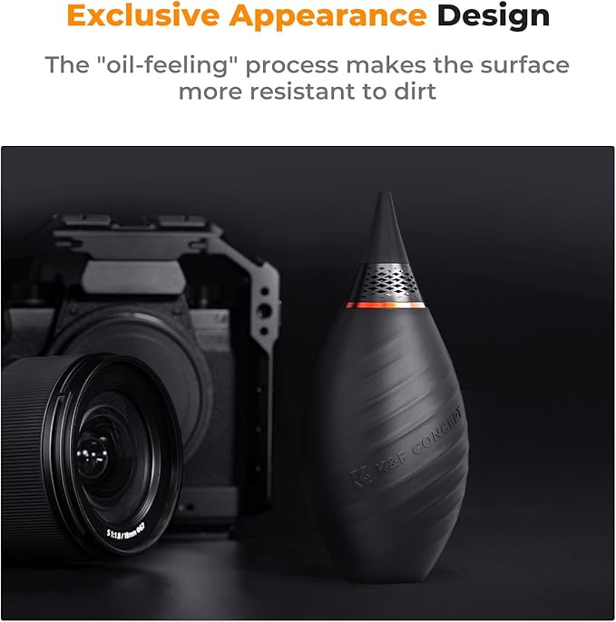 K&F CONCEPT Soft Tip Strong Air Blower, Single Air Intake Camera Lens Blower - Image 2