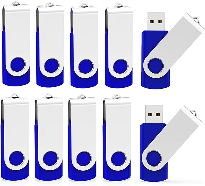 KOOTION 10 Pack 4 GB USB Flash Drive 4gb Flash Drives Keychain Thumb Drive by KOOTION